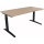 Schreibtisch all in one Maße: 1.600 x 650-850 x 800 mm (B x H x T) Holz eiche natur