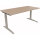 Schreibtisch all in one Maße: 1.600 x 650-850 x 800 mm (B x H x T) Holz eiche natur