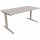 Schreibtisch all in one Maße: 1.600 x 650-850 x 800 mm (B x H x T) Holz lichtgrau