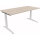 Schreibtisch all in one Maße: 1.600 x 650-850 x 800 mm (B x H x T) Holz akazie hell