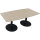 Konferenztisch communication 1.800 x 720 x 800/900 mm (B x H x T) Holz Farbe der Tischplatte: eiche natur