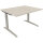 Schreibtisch all in one Maße: 1.200 x 650-850 x 1.000 mm (B x H x T) Holz akazie hell
