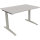 Schreibtisch all in one Maße: 1.200 x 650-850 x 800 mm (B x H x T) Holz lichtgrau