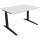 Schreibtisch all in one Maße: 1.200 x 650-850 x 900 mm (B x H x T) Holz diamant weiß