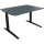 Schreibtisch all in one Maße: 1.200 x 650-850 x 900 mm (B x H x T) Holz lavagrau