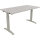 Schreibtisch all in one Maße: 1.400 x 650-850 x 700 mm (B x H x T) Holz lichtgrau