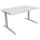 Schreibtisch all in one Maße: 1.400 x 650-850 x 900 mm (B x H x T) Holz diamant weiß