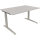 Schreibtisch all in one Maße: 1.400 x 650-850 x 900 mm (B x H x T) Holz lichtgrau