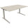 Schreibtisch all in one Maße: 1.600 x 650-850 x 1.000 mm (B x H x T) Holz akazie hell