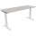 Schreibtisch all in one Maße: 1.600 x 650-850 x 600 mm (B x H x T) Holz lichtgrau