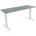Schreibtisch all in one Maße: 1.600 x 650-850 x 600 mm (B x H x T) Holz beton hell