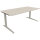 Schreibtisch all in one Maße: 1.800 x 650-850 x 900 mm (B x H x T) Holz akazie hell
