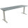 Schreibtisch all in one Maße: 2.000 x 650-850 x 600 mm (B x H x T) Holz beton hell