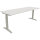 Schreibtisch all in one Maße: 2.000 x 650-850 x 700 mm (B x H x T) Holz diamant weiß