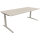 Schreibtisch all in one Maße: 2.000 x 650-850 x 900 mm (B x H x T) Holz akazie hell