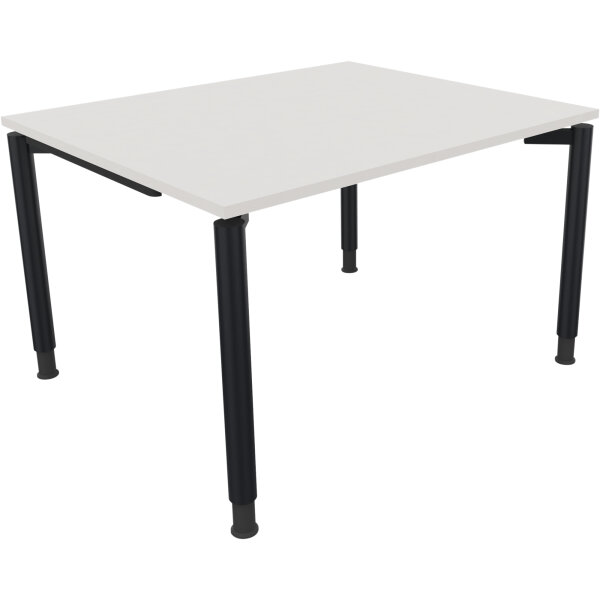 Schreibtisch all in one Maße: 1.200 x 680-820 x 1.000 mm (B x H x T) Holz diamantweiß