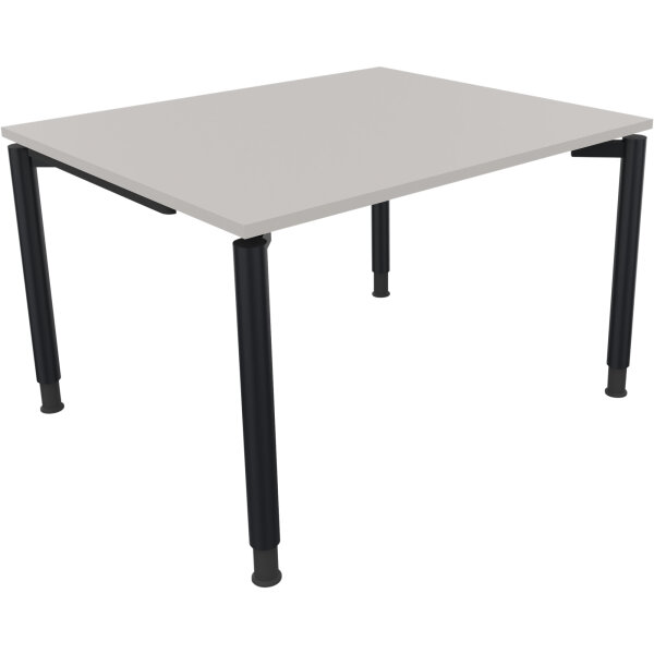 Schreibtisch all in one Maße: 1.200 x 680-820 x 1.000 mm (B x H x T) Holz lichtgrau