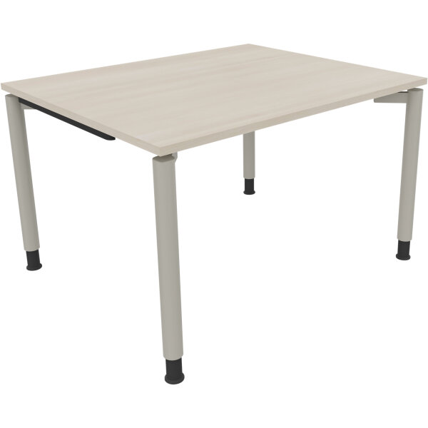 Schreibtisch all in one Maße: 1.200 x 680-820 x 1.000 mm (B x H x T) Holz akazie hell