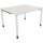 Schreibtisch all in one Maße: 1.200 x 680-820 x 1.000 mm (B x H x T) Holz diamantweiß