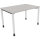 Schreibtisch all in one Maße: 1.200 x 680-820 x 800 mm (B x H x T) Holz lichtgrau