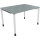 Schreibtisch all in one Maße: 1.200 x 680-820 x 900 mm (B x H x T) Holz beton hell