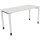 Schreibtisch all in one Maße: 1.400 x 680-820 x 600 mm (B x H x T) Holz diamantweiß