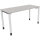 Schreibtisch all in one Maße: 1.400 x 680-820 x 600 mm (B x H x T) Holz lichtgrau