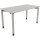 Schreibtisch all in one Maße: 1.400 x 680-820 x 700 mm (B x H x T) Holz lichtgrau