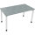 Schreibtisch all in one Maße: 1.400 x 680-820 x 700 mm (B x H x T) Holz beton hell