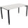 Schreibtisch all in one Maße: 1.400 x 680-820 x 800 mm (B x H x T) Holz diamantweiß