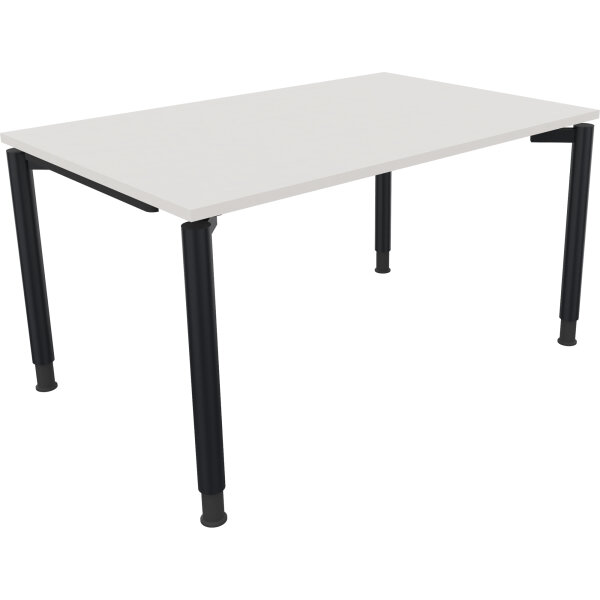 Schreibtisch all in one Maße: 1.400 x 680-820 x 900 mm (B x H x T) Holz diamant weiß