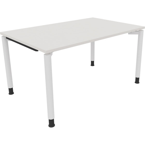 Schreibtisch all in one Maße: 1.400 x 680-820 x 900 mm (B x H x T) Holz diamant weiß