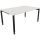 Schreibtisch all in one Maße: 1.600 x 680-820 x 1.000 mm (B x H x T) Holz diamantweiß