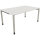 Schreibtisch all in one Maße: 1.600 x 680-820 x 1.000 mm (B x H x T) Holz diamantweiß