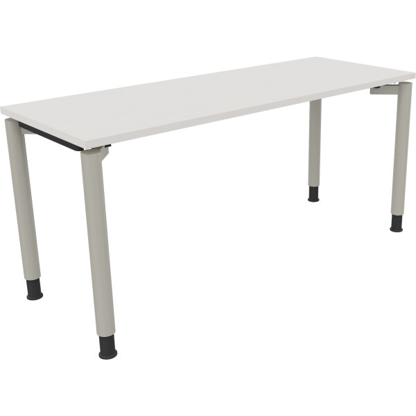 Schreibtisch all in one Maße: 1.600 x 680-820 x 600 mm (B x H x T) Holz diamant weiß