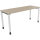 Schreibtisch all in one Maße: 1.600 x 680-820 x 600 mm (B x H x T) Holz eiche natur