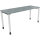 Schreibtisch all in one Maße: 1.600 x 680-820 x 600 mm (B x H x T) Holz beton hell