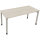 Schreibtisch all in one Maße: 1.600 x 680-820 x 700 mm (B x H x T) Holz akazie hell