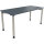 Schreibtisch all in one Maße: 1.600 x 680-820 x 700 mm (B x H x T) Holz lavagrau