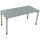 Schreibtisch all in one Maße: 1.600 x 680-820 x 700 mm (B x H x T) Holz beton hell