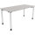 Schreibtisch all in one Maße: 1.600 x 680-820 x 700 mm (B x H x T) Holz lichtgrau