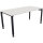 Schreibtisch all in one Maße: 1.600 x 680-820 x 800 mm (B x H x T) Holz diamantweiß