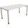 Schreibtisch all in one Maße: 1.600 x 680-820 x 800 mm (B x H x T) Holz diamantweiß