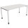 Schreibtisch all in one Maße: 1.600 x 680-820 x 800 mm (B x H x T) Holz diamantweiß