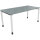 Schreibtisch all in one Maße: 1.600 x 680-820 x 800 mm (B x H x T) Holz beton hell