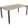 Schreibtisch all in one Maße: 1.600 x 680-820 x 900 mm (B x H x T) Holz eiche natur