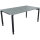Schreibtisch all in one Maße: 1.600 x 680-820 x 900 mm (B x H x T) Holz beton hell
