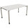 Schreibtisch all in one Maße: 1.600 x 680-820 x 900 mm (B x H x T) Holz diamant weiß