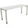 Schreibtisch all in one Maße: 1.800 x 680-820 x 600 mm (B x H x T) Holz diamantweiß