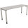 Schreibtisch all in one Maße: 1.800 x 680-820 x 600 mm (B x H x T) Holz lichtgrau